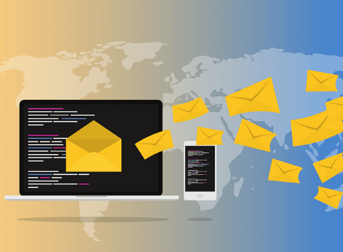 Email marketing graphic