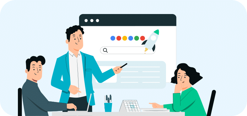 people working in a Tampa SEO company