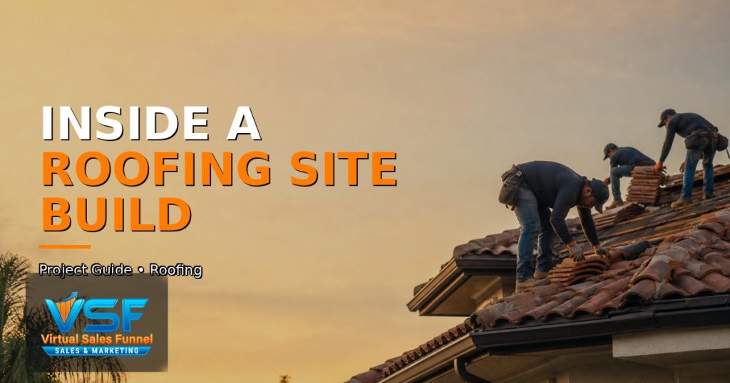 Inside A Roofing Site Build